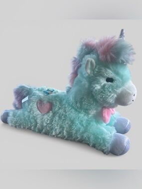 FAO Schwartz Glow Brights pastel rainbow unicorn with sound and light New